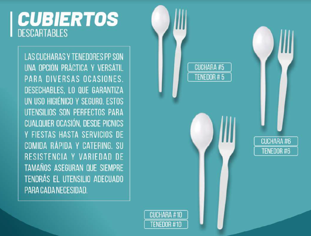 Cubiertos descartables